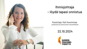 Ihmisjohtaja – löydä tapasi onnistua