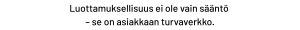 Coachingin eettisyys asiakastyössä
