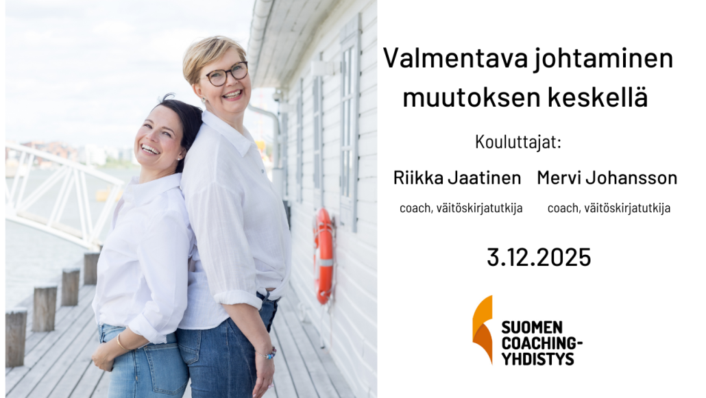 Valmentava johtaminen muutoksen keskellä