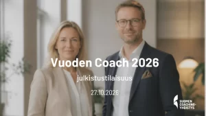 Vuoden Coach 2026 julkistustilaisuus 27.10.2026 kuvituskuva